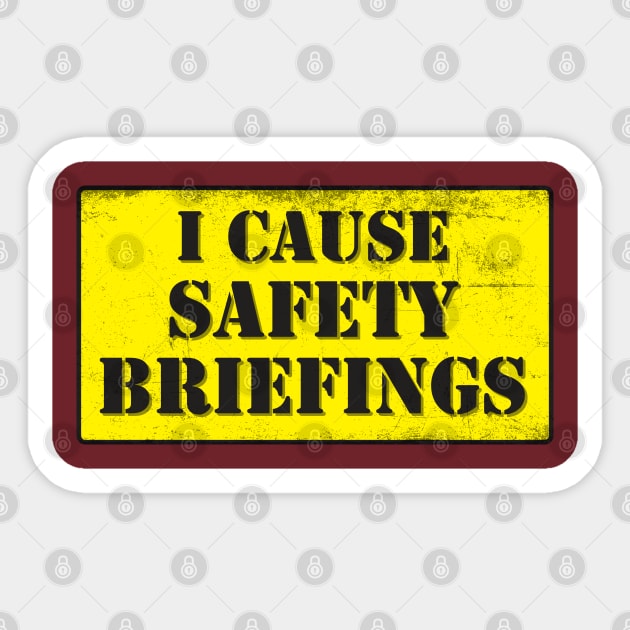 Safety Briefings Sticker by WhatProductionsBobcaygeon